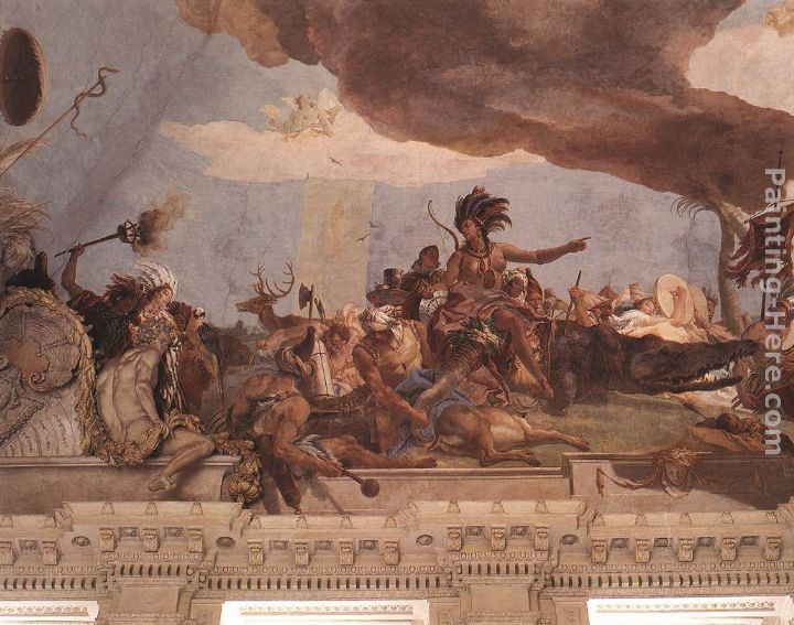 Giovanni Battista Tiepolo Apollo and the Continents [detail 2]